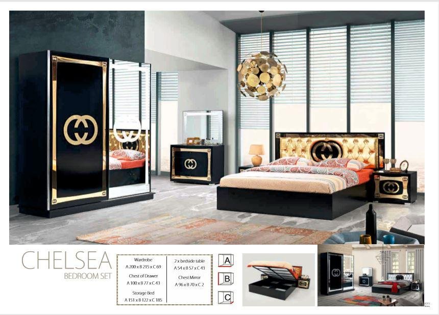 GOLDEN CHELSEA BEDROOM SET - Image 3