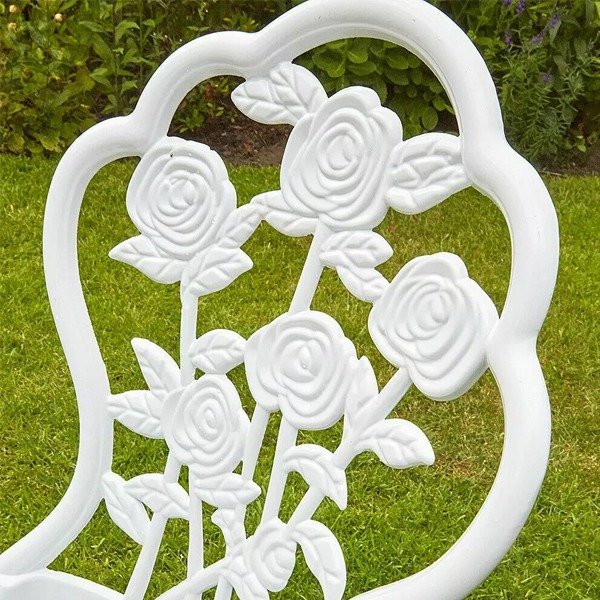 3-Piece Rose Bistro Garden Furniture Set - Image 4