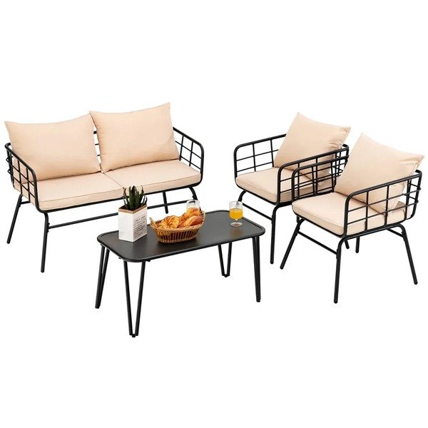 4-Seater Garden Patio Furniture Set - Image 5