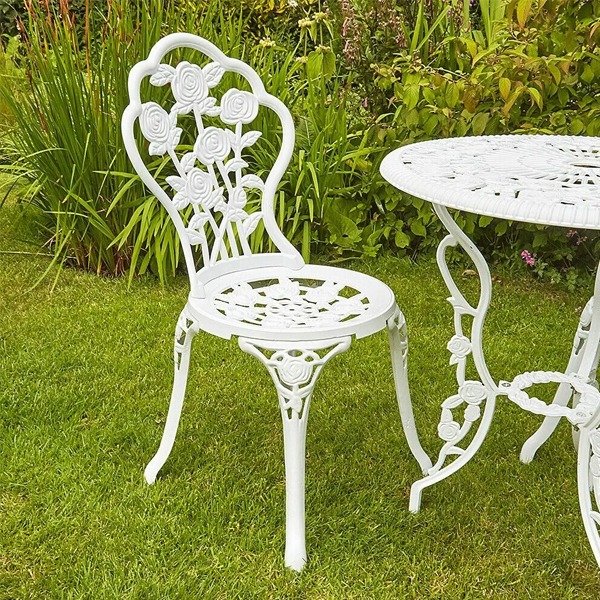 3-Piece Rose Bistro Garden Furniture Set - Image 5
