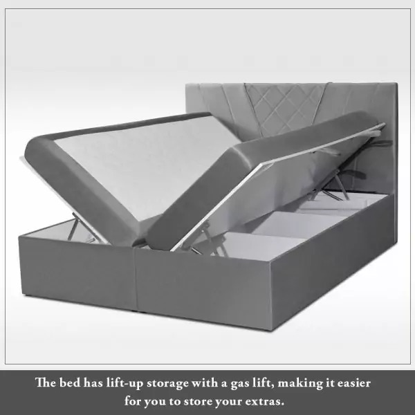 BOX SPRING STORAGE BED - Image 3