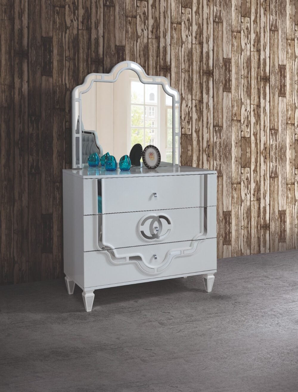 CHARLIE WHITE BEDROOM SET - Image 7