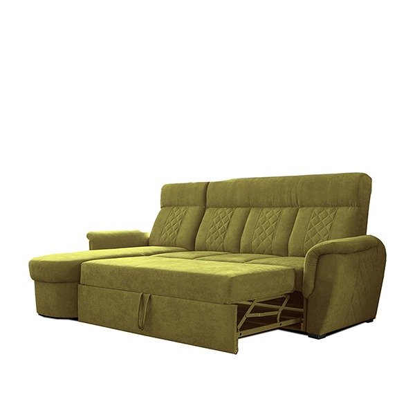 SELLY MUSTARD SMALL SOFA BED - Image 6